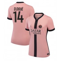 Maglia Calcio Paris Saint-Germain Desire Doue #14 Terza Divisa Donna 2024-25 Manica Corta